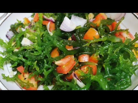 Video: Haus Luam Yeeb Halibut Thiab Seaweed Salad