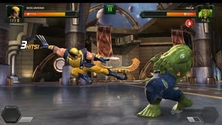 Wolverine fights Hulk #wolverine #hulk #marvel screenshot 5