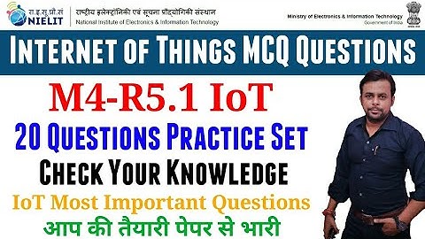 M4-R5.1 IoT I Quick Revision IoT Questions I IoT Important Questions I O Level Important