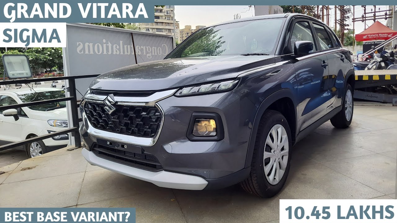 Grand Vitara Sigma (Base) Variant Best option in 10.45 Lakhs? GA
