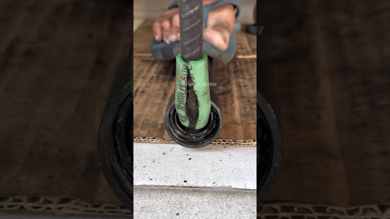 Cara murah dan simpel melepas sil shock depan