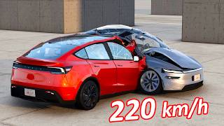Tesla Model Y 2025 - Crash Test - BeamNG Cinematic screenshot 4