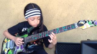 Tender Surrender by Steve Vai cover Ayu Gusfanz (9 Years Old Indonesian Guitarist) chords
