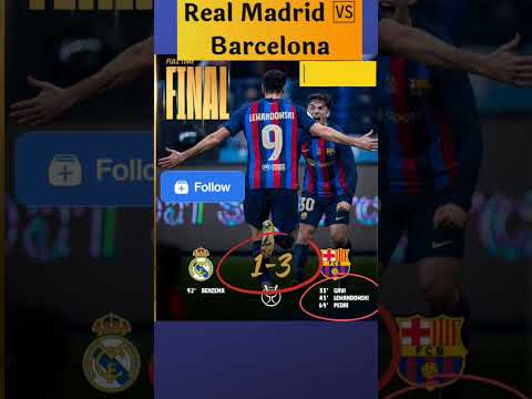 فيديو Real Madrid 🆚 Barcelona, Elclasico #elclasico #realmadridvsbarcelona #barcelonafc #realmadridclub