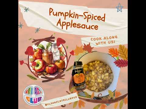 @onkappysplate: Pumpkin-Spiced Applesauce