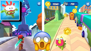 Om Nom: Run walkthrough part 5 ( IOS Android) Everything Gameplay