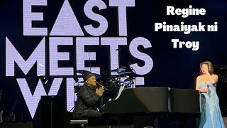 Regine Velasquez got Emotional with Troy Laureta | East Meets West Concert