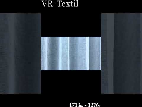 Комплект (2шт 1x2,7м + 3х2,7м) штор з тюлем "Льон Мармур", колір айворі з білим (1713ш-1276т) 71-010/1, видео 1