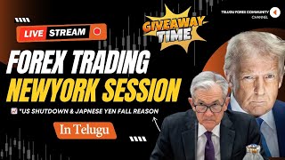 &quot;Forex Live Trading in Telugu | New York Session లో Smart Money Concept Strategy 📊&quot; #forextrading #