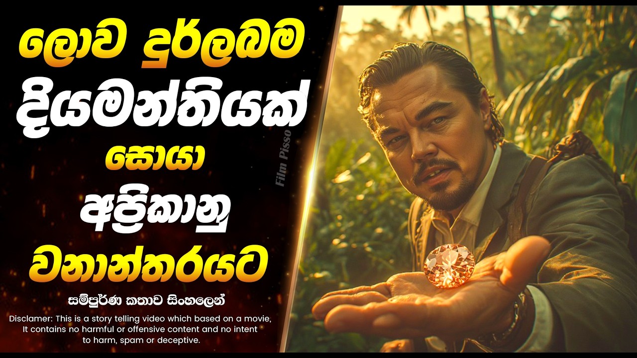 ලොව දුර්ලබම දියමන්තියක් සොයා අප්‍රිකානු වනාන්තරයට | Sinhala Movie Review