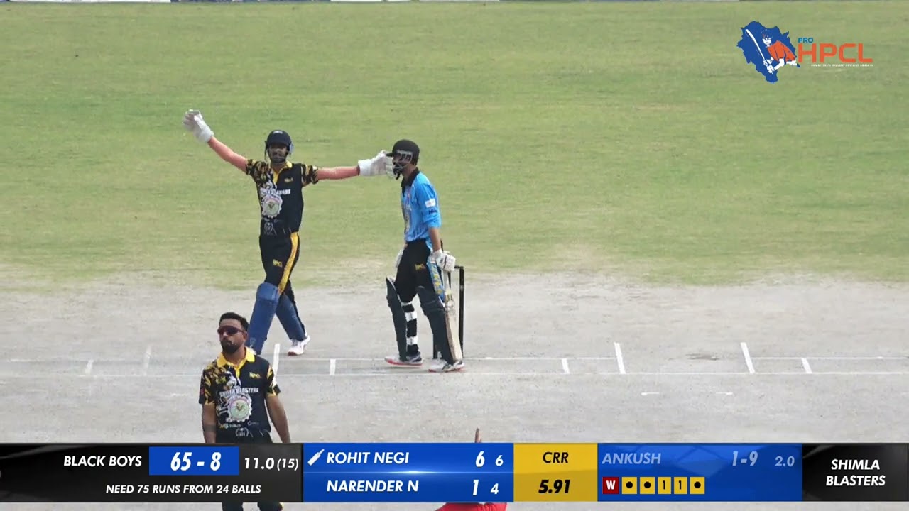 Ajay Sharma 5 Wickets Haul | Match 33 | Black Boys V/s Shimla Blasters | Pro HPCL Season 03