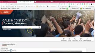 Intro to Gale Databases Profile