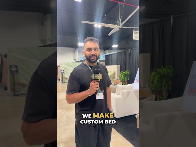 Inside the Hottest Custom Furniture Brand at the Miami Home Show 🔥 #customfurniture #miamihomeshow