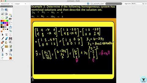 1.5 Solutions Sets of Linear Systems