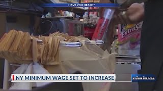 New York increasing minimum wage next year, moving closer to $15/hour