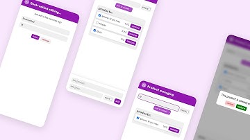 پروژه مدیریت محصولات با html-css-js