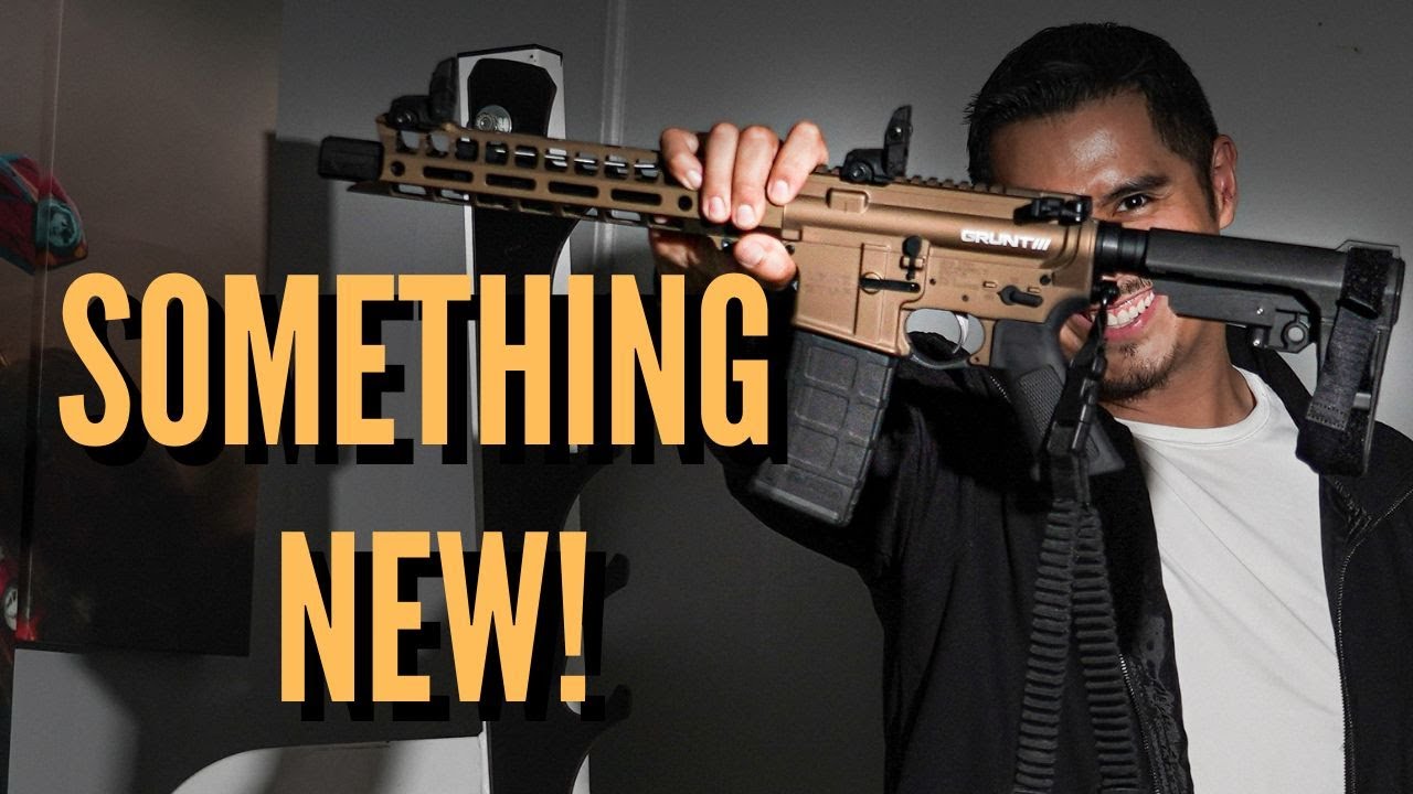 Lead Star Arms Grunt III Pistol - 10.5" Barrel 5.56 NATO with 11" Handguard (Burnt Bronze)