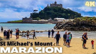 Walk in MARAZION - Town centre - England Walk in MARAZION - Town centre - England