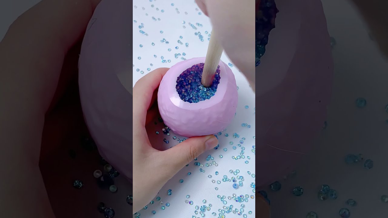 SQUISHY ASMR Crystal Blue Lychee Ball