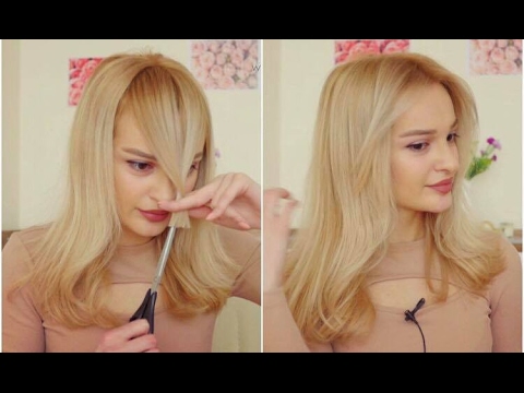 How To Cut Bangs / როგორ შევიჭრათ \"ჩოლკა\" ❤