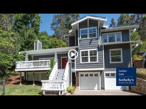 532 Alta Way, Mill Valley, CA home video tour