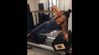 Mandana Karimi Play Football Tight Outfit Hot Workout