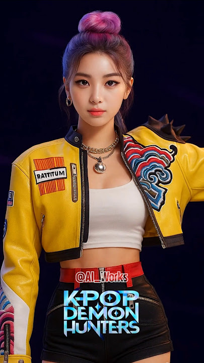 KPop Demon Hunters in Real Life : HUNTR/X Rumi, Zoey, Mira! #kpopdemonhunters #netflix #kpop