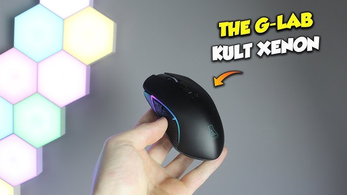 THE G-LAB KULT-XENON Souris Gaming RGB Sans fil - 5000 DPI