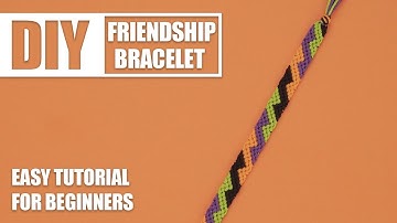 Halloween Lightning Striped Zigzag Thick Macrame Friendship Bracelets | Easy Tutorial for Beginner