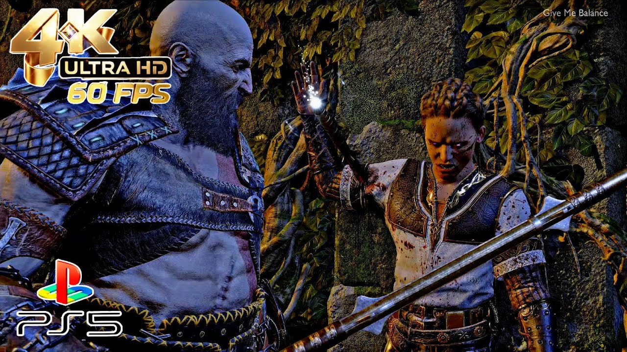 God of War Ragnarok - Kratos vs Heimdall Boss Fight (PS5 4K ULTRA HD 60 FPS)