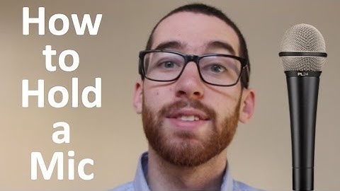 Tutorial #42: How to Hold a Mic || YOU Can Beatbox