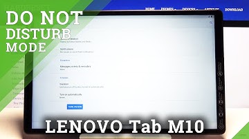 How to Enable DND Mode in LENOVO Tab M10 – Turn On Do Not Disturb Mode