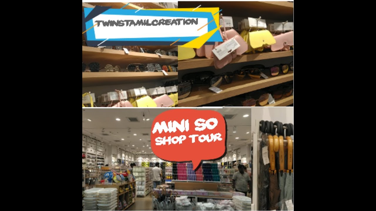 miniso Japanese shop in coimbatore miniso store tour in prozone mall