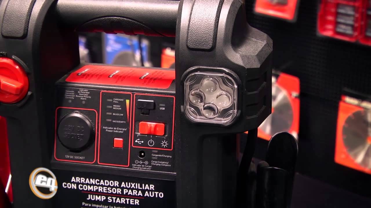 Black&decker: arrancador para auto JS350S y JS500CC - YouTube