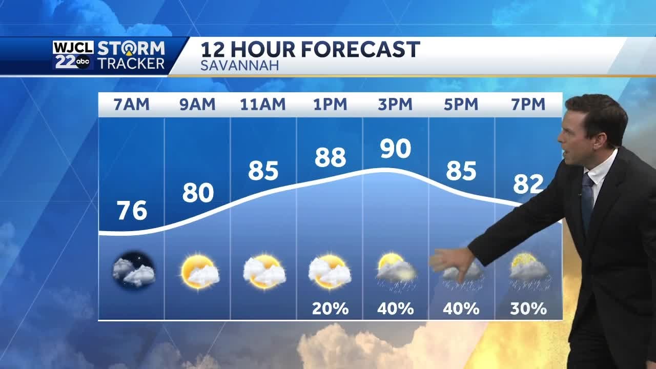 Showers and storms this afternoon - YouTube
