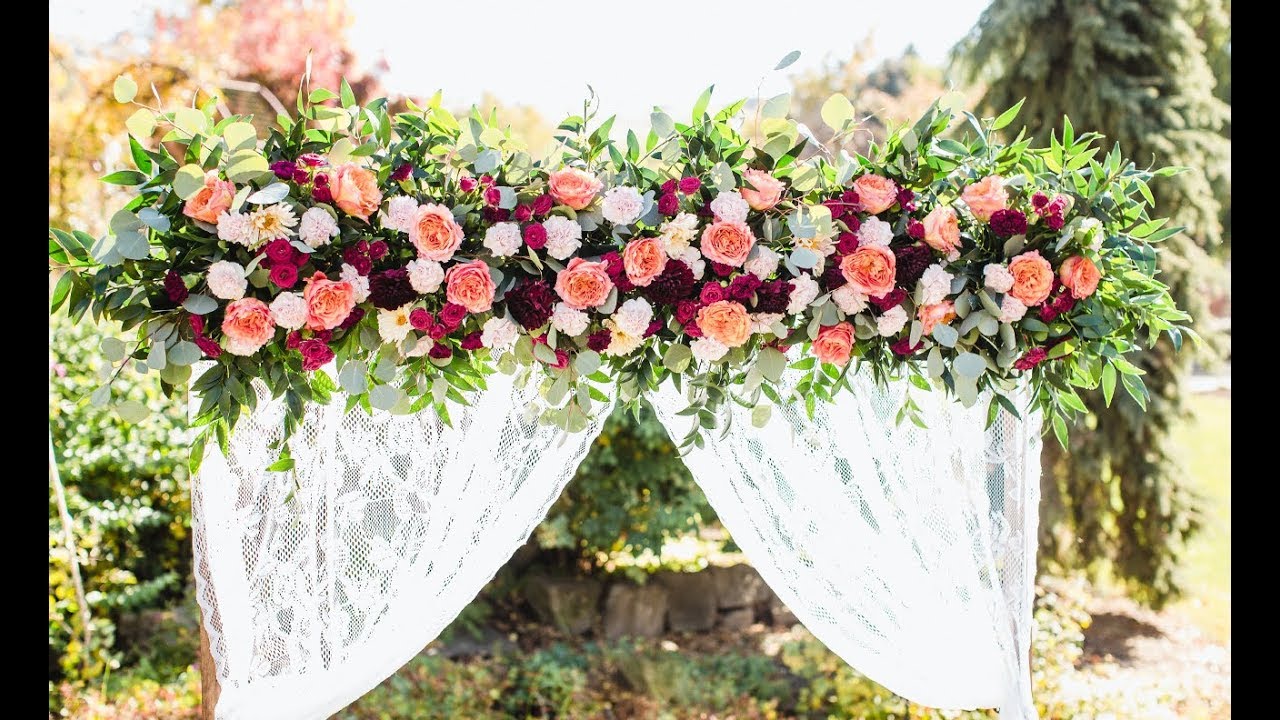 How To Make A Wedding Arbor - YouTube