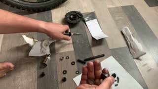 ‏ ‏إصلاح محور عجلة الدراجة ‏الهوائية /Broken axle wheel bike and how to fix
