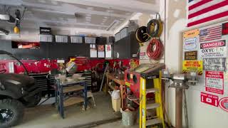 Garage/Shop Air Compressor Line Set Up with Quincy QT-54