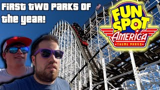 We Visit the Two Smallest Parks in Florida - Fun Spot America VLOG (1/2/23)