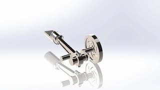 Analysis Of A SINGLE PISTON Using Multi body Dynamics in solidworks 2018