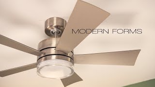 42 Brushed Nickel Modern Forms Wynd Ceiling Fan