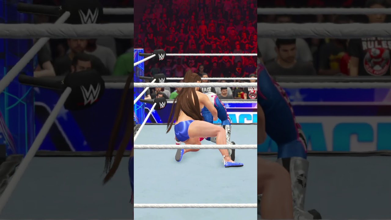 Бой Рей Мистерио против Ронды Роузи в WWE 