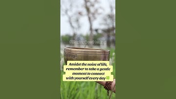 Thumbnail of Take time to connect with yourself every day #singingbowl #soundhealing  #432hz #relax #meditation