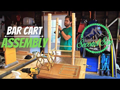 Finishing the Bar Cart // FINAL REVEAL