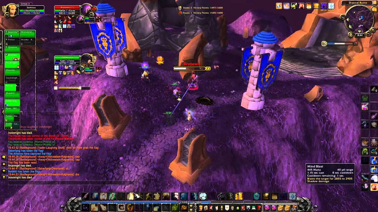 Level 70 priest PVP - Eye of the Storm / Warsong Gulch