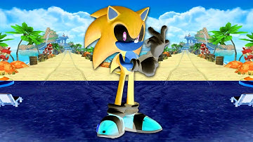 SONIC DASH - GHOST MODE - GHOST SONIC SCARY GAMEPLAY