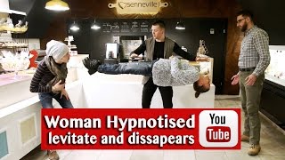 Hypnosis Live: woman levitate and dissapear by LorenzoCristian Magic