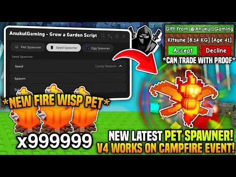 🔥 No Key *UNPATCHED* 100% Work - Anukul Hub V4 - Pet & Seed Spawner