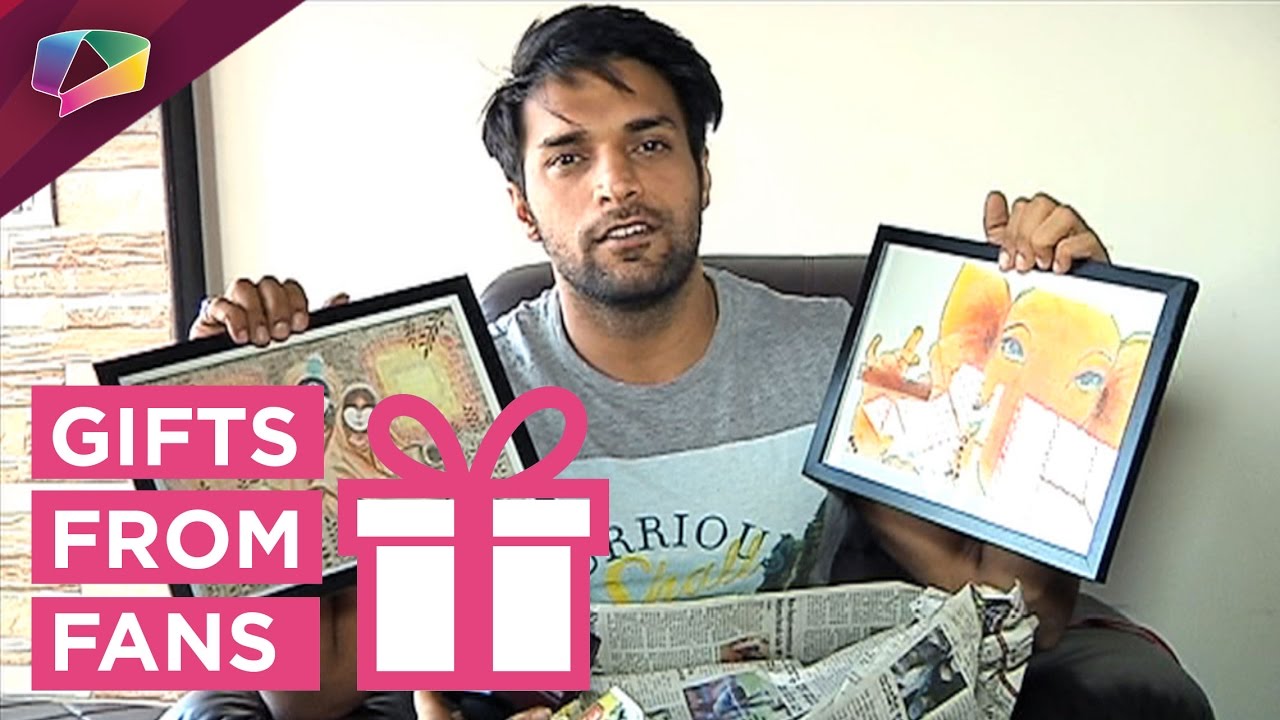 Shaleen Malhotra receives gifts from his fans
