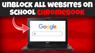 How To Unblock All Websites On School Chromebook!